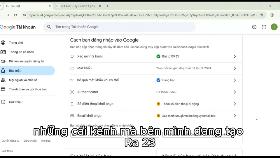 Chương 5.1: Bảo mật mail 