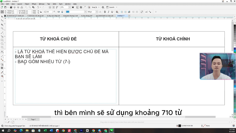 Chương 3.4: Lập bảng từ khoá