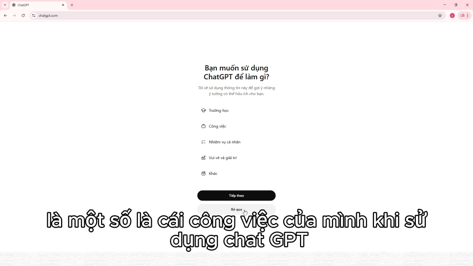 Chương 2.1: Đăng ký mua tài khoản chat GPT 