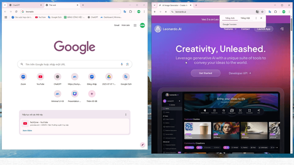Chương 4.2: Vẽ ảnh bằng Chat GPT, Leonado